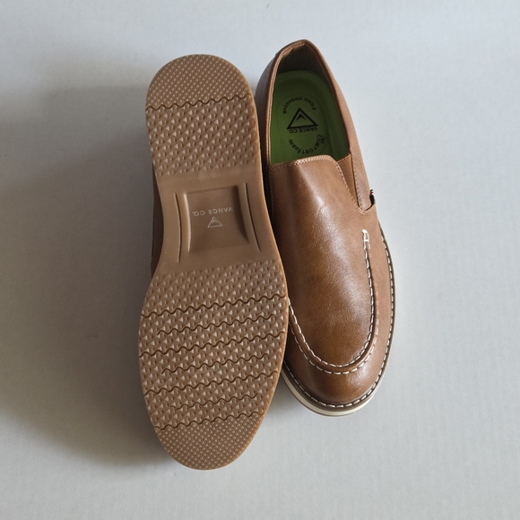 VANCE Harrison Men\'s Slip-On Casual Loafers, Color: Cognac, Size: 10 main image 7